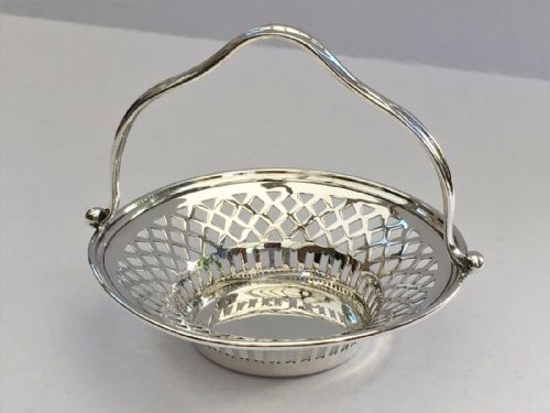 An Attractive Pierced Silver Trinket Dish.