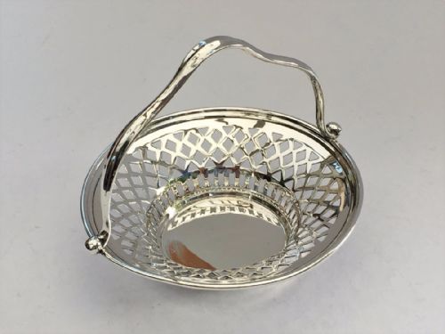 fig 1. An attractive pierced silver trinket dish.