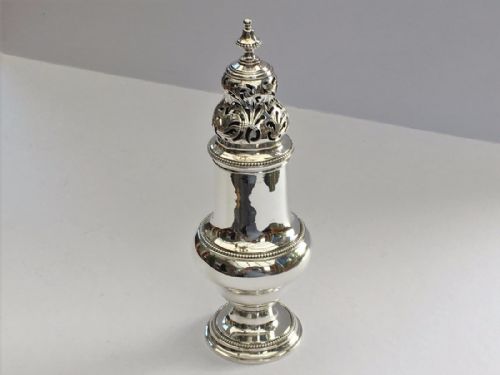 Magnificent George III Silver Sugar Caster