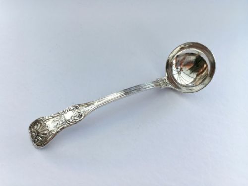 A Rare Glasgow Early Victorian Silver Cream Ladle