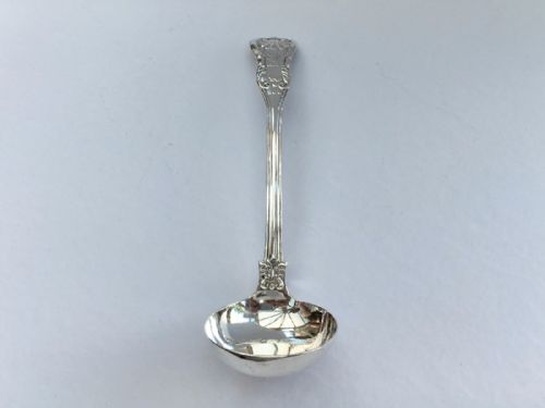 fig 1. A rare Glasgow early victorian silver cream ladle