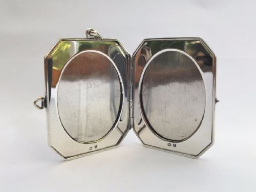 A Poignant Travelling Silver Sweetheart Photo Frame from the Great War