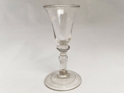 A Superb Mid 18th Century Ballaster Gin Glass