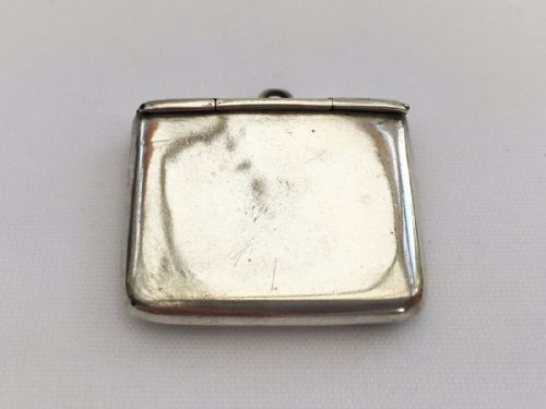 fig 1. A lovely Edwardian silver stamp case.