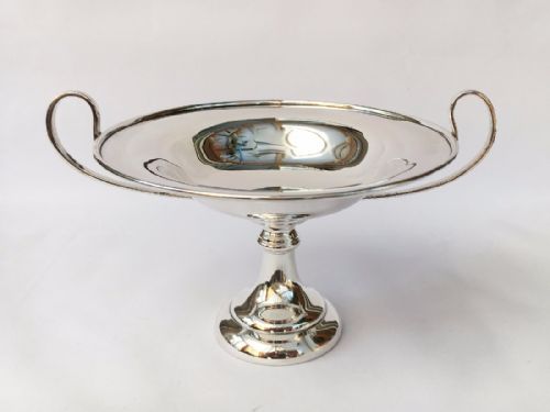 A Handsome Edwardian Silver Pedestal Dish.