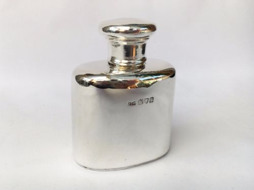 A Stylish George V Silver Gentleman's Cologne Bottle.