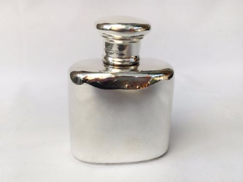 fig 1. A stylish George V silver Gentleman's cologne bottle.