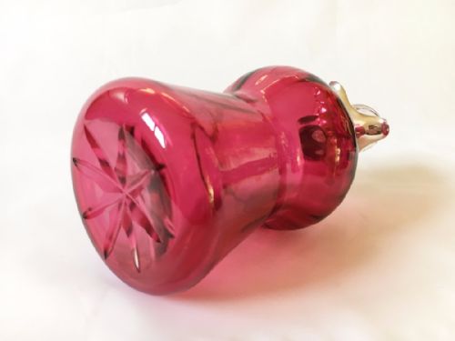 fig 1. A rare and unusual Victorian silver mounted liqueur decanter.