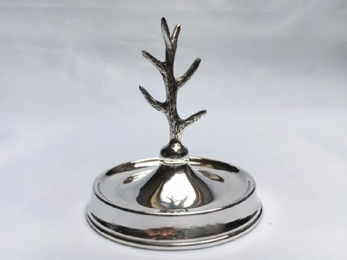 fig 1. An attractive George V silver ring tree.