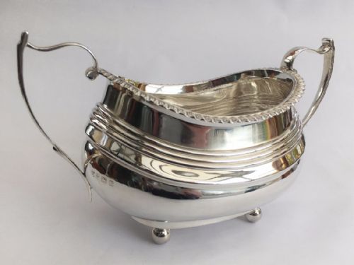 fig 1. A wonderful George V twin handled silver bowl.