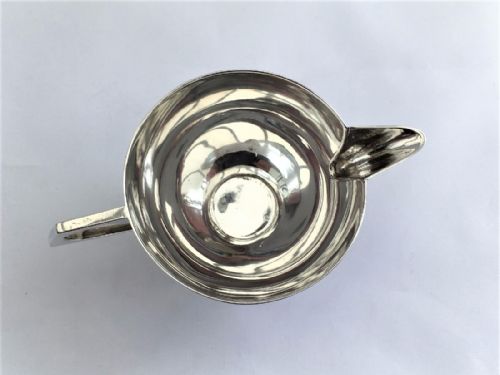 fig 2. A charming Edwardian silver cream jug & sugar bowl.