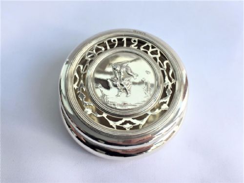 A Fabulous Pierced Silver Pot Pourri Pot.