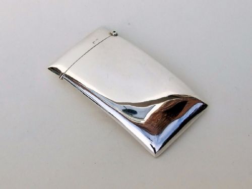 fig 1. A rare Edwardian silver gilt card and stamp case.