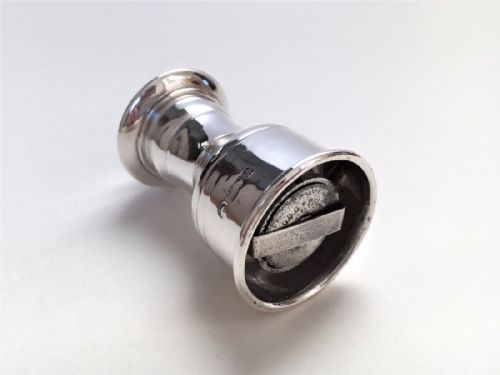 fig 1. A fine Victorian silver pepper grinder.