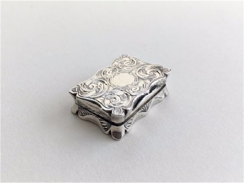 A Delightful Victorian Silver Vinaigrette.