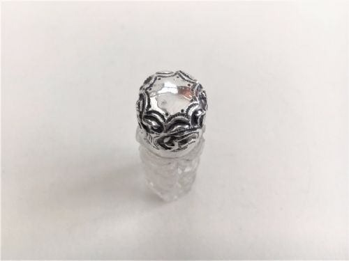 fig 1. A Victorian silver mounted scent bottle.