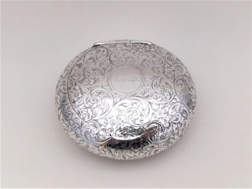 A Fabulous Silver George V Tobacco Box.