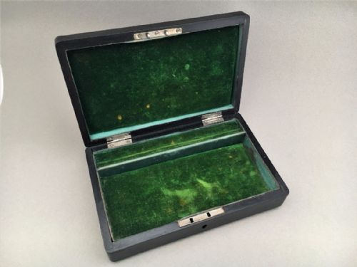 fig 1. An Early George V Silver & ebony 'Jewel' Box.
