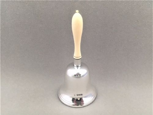 A Wonderful George V Silver Table Bell.