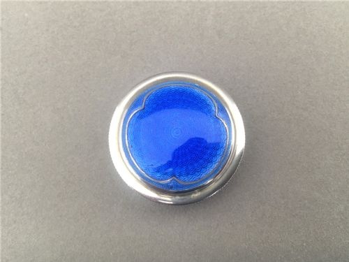 fig 1. An exquisite silver and Guilloche enamel pill box.