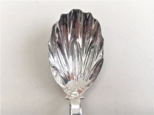 fig 1. A Georgian silver caddy spoon.