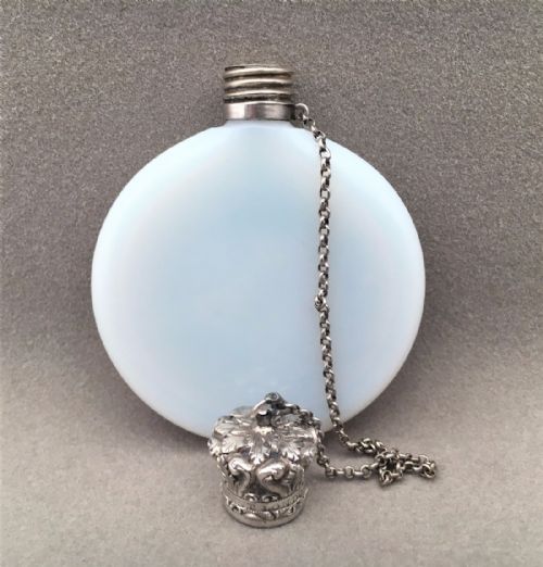 fig 1. A Stunning Silver mounted scent bottle by R.B Cooper London.