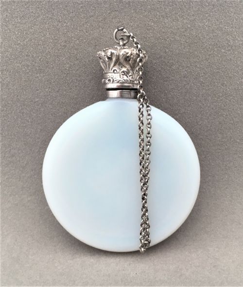 A Stunning Silver Mounted Scent Bottle by R.b Cooper London.