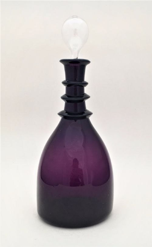 A Georgian Amethyst Decanter.