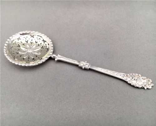 A Rare John Figg Victorian Silver Sifter Spoon.