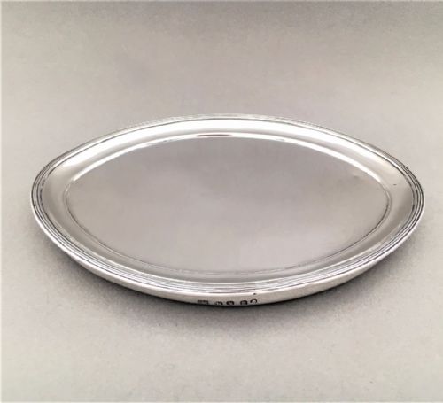 A Rare George III Silver Teapot Stand.
