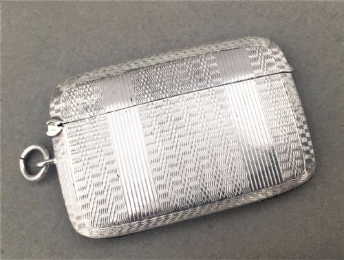 An Interesting Art Deco Silver Double Vesta.