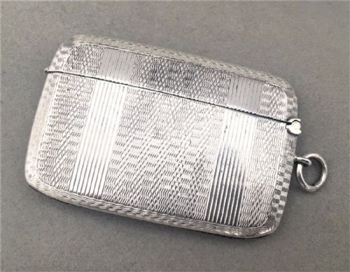 fig 1. An interesting Art Deco silver double vesta.