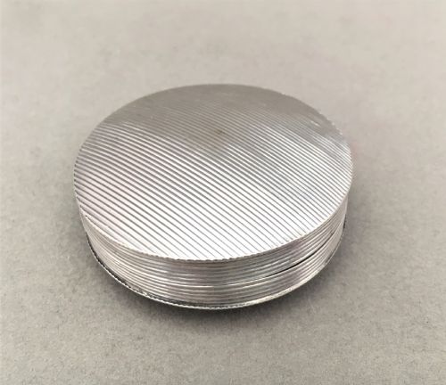fig 1. A Silver Dutch peppermint or pill box.