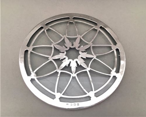 An Attractive Silver Teapot Stand or Coaster.