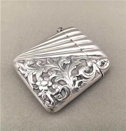 A Fabulous Chester Victorian Silver Vesta.