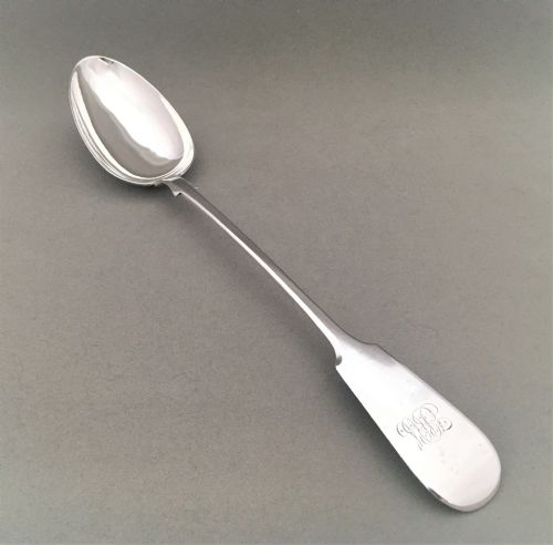 A Victorian Exeter Silver Serving/basting Spoon.