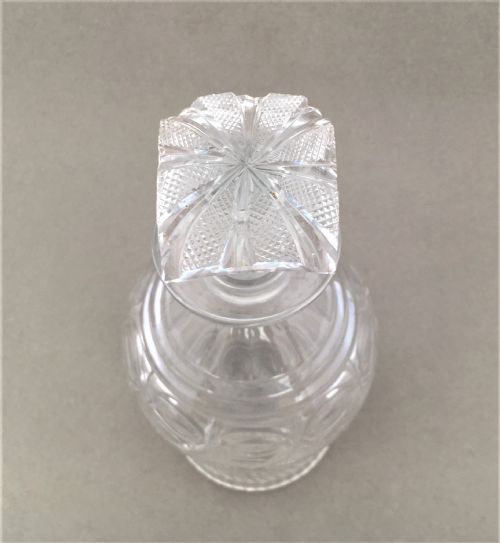 fig 1. A handsome cut glass Victorian decanter