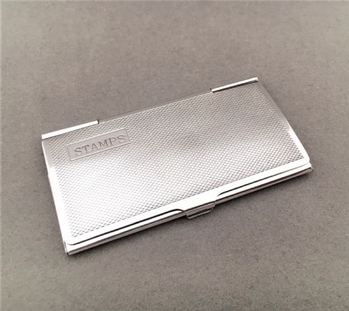An Excellent Silver Triple Stamp Case