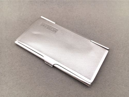 fig 1. An Excellent silver triple stamp case