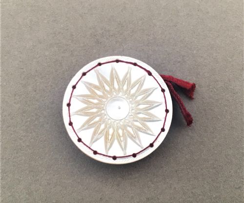fig 1. A Charming Victorian Mother of pearl pin cushion