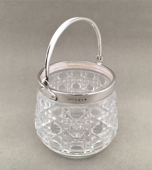 A Delightful Victorian Silver Mounted Bowl or Preserve Pot