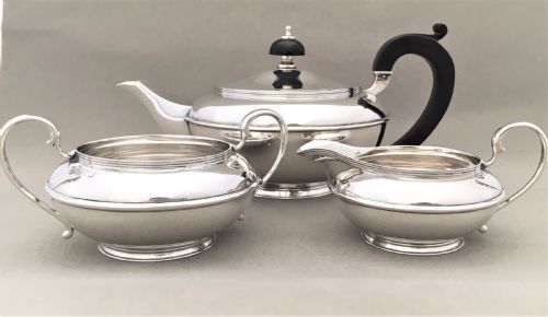 A Stunning Edwardian Silver Breakfast Tea Set