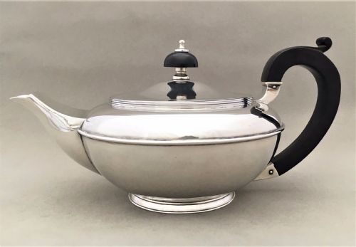 fig 1. A stunning Edwardian silver breakfast tea set
