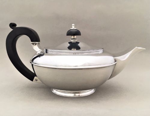 fig 3. A stunning Edwardian silver breakfast tea set