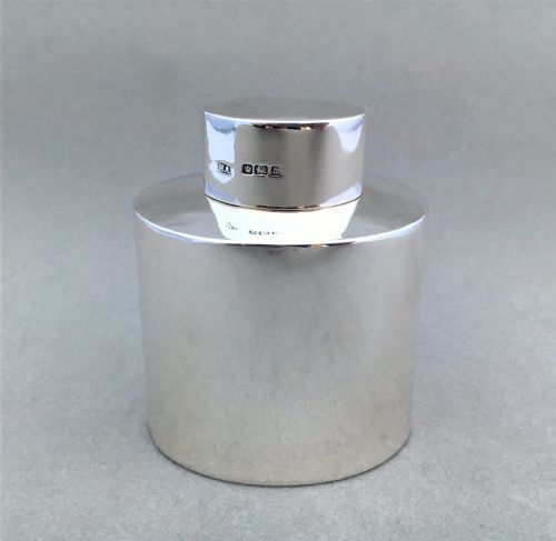 A Charming Victorian Silver Tea Caddy