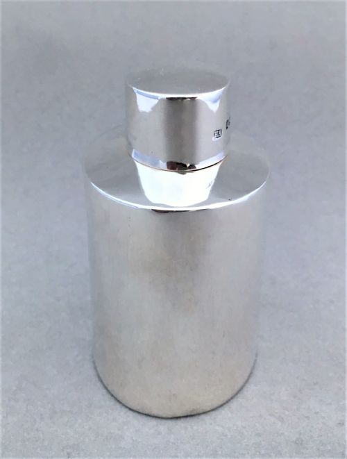 fig 1. A Charming Victorian Silver tea caddy