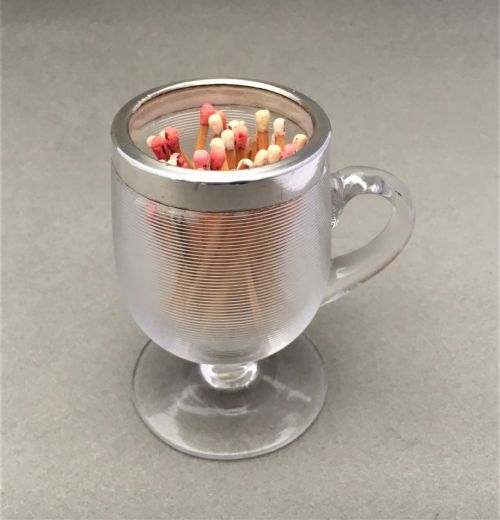A Rare Novelty Silver Mounted Match Striker