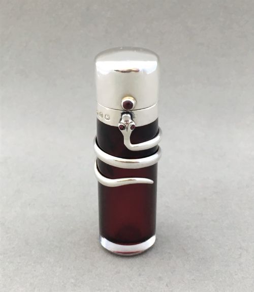 A Stunning Victorian Silver Scent Bottle