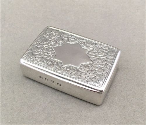 A Wonderful Victorian Silver Snuff Box