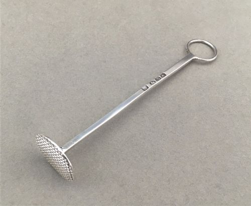 A Rare Georgian Silver Sugar Crusher